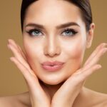 Model showing Cheekbones and Full Lips